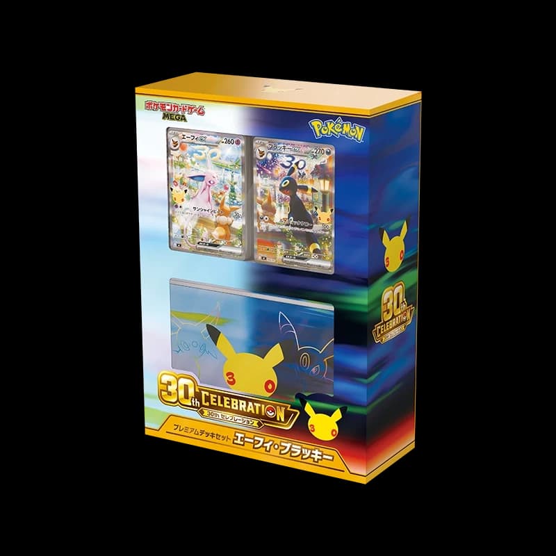 포켓몬 TCG 30주년 기념 프리미엄 덱 세트 에브이 & 블래키