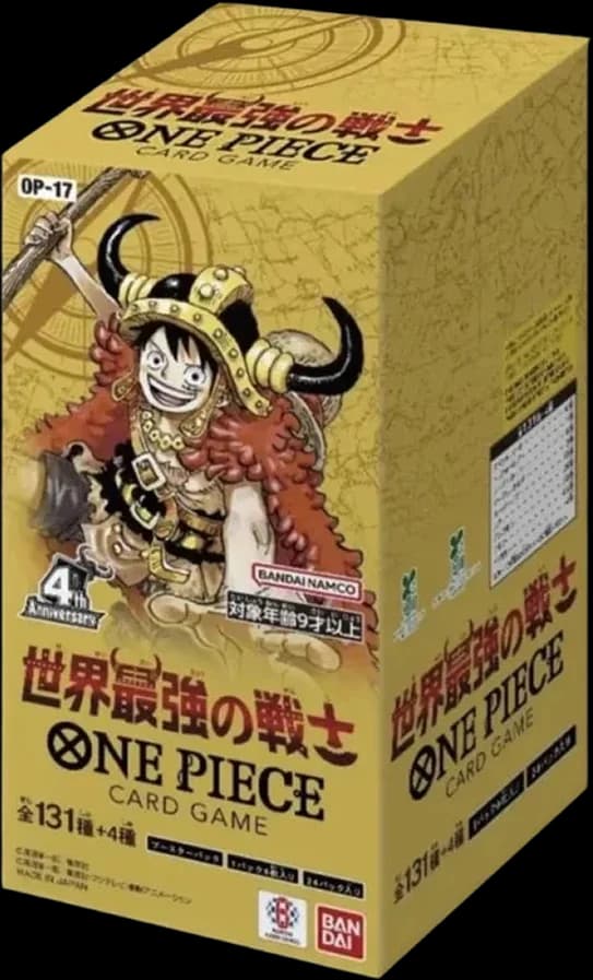 원피스 TCG OP-17 부스터팩 세계 최강의 전사 박스