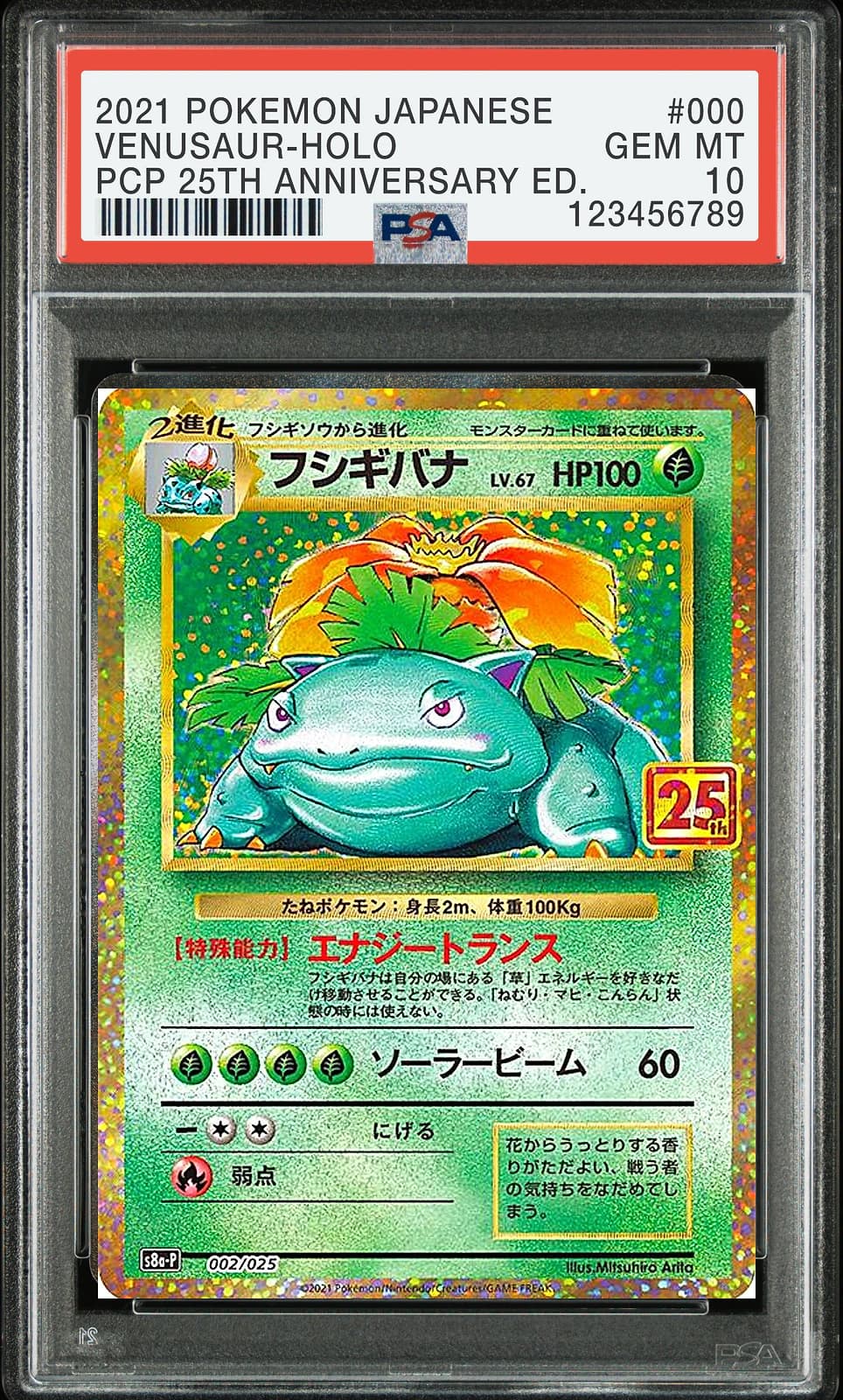 포켓몬 TCG 이상해꽃 P 프로모 카드팩 25주년 기념 에디션