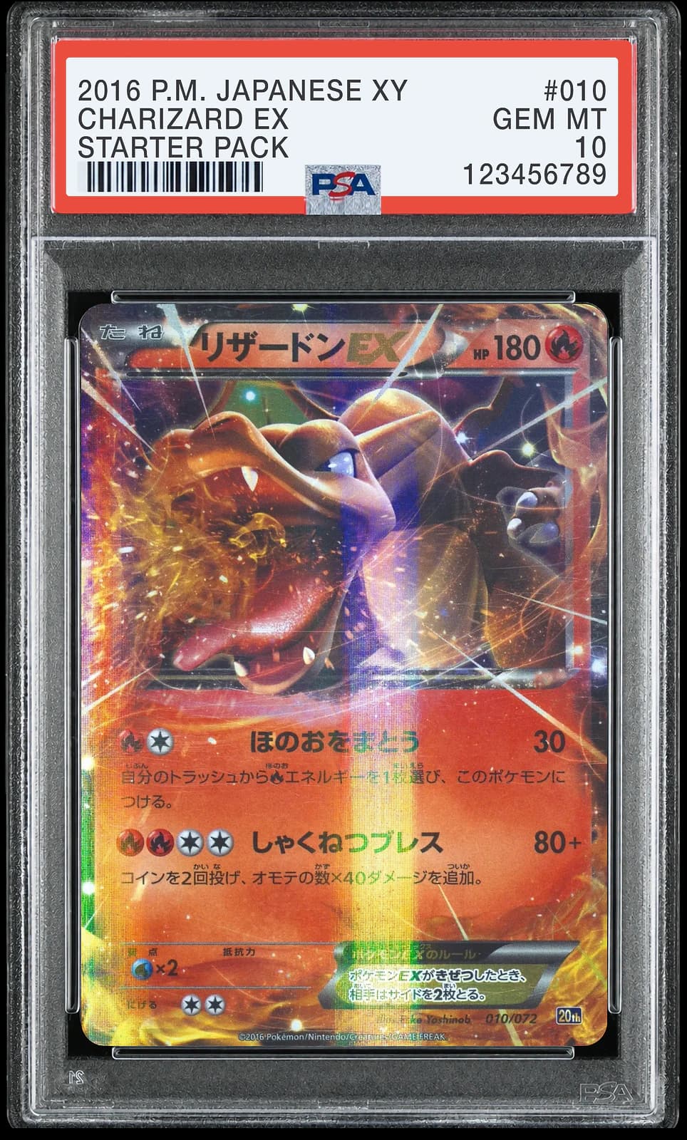 리자몽 ex [10] (XY Starter Pack)