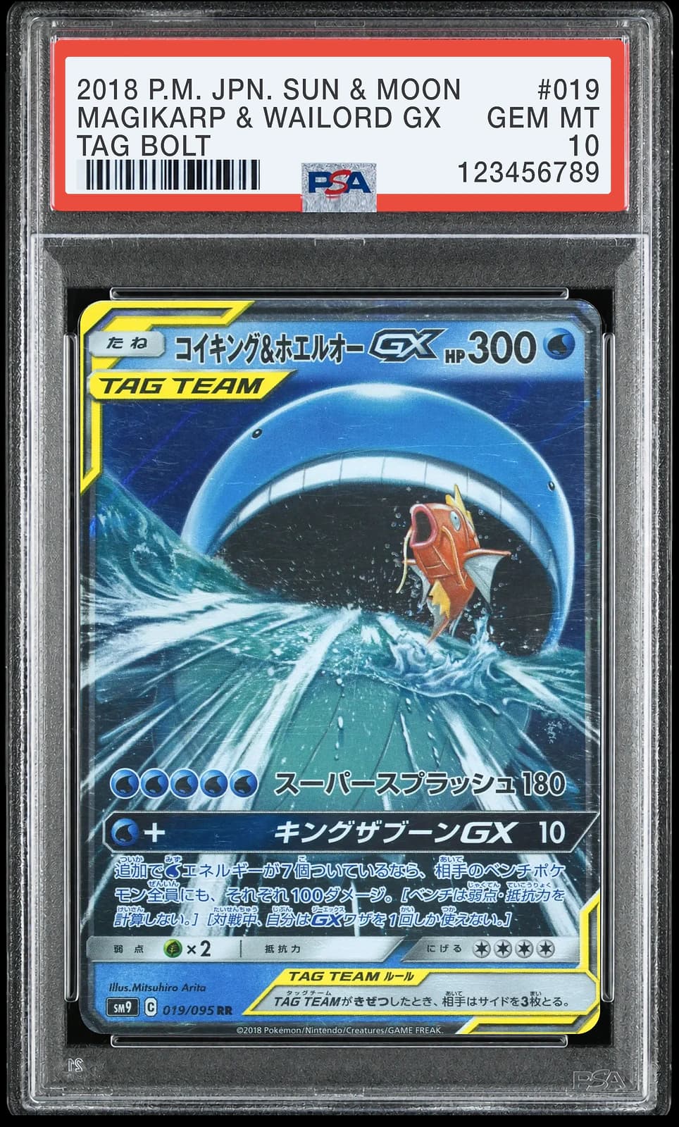 잉어킹&고래왕 GX RR [SM9 019/095] (태그볼트)