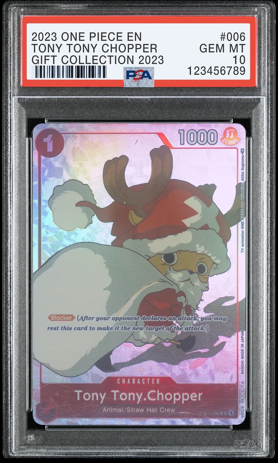원피스 TCG 토니토니 쵸파 C ST01-006 프로모션 카드 세트 3