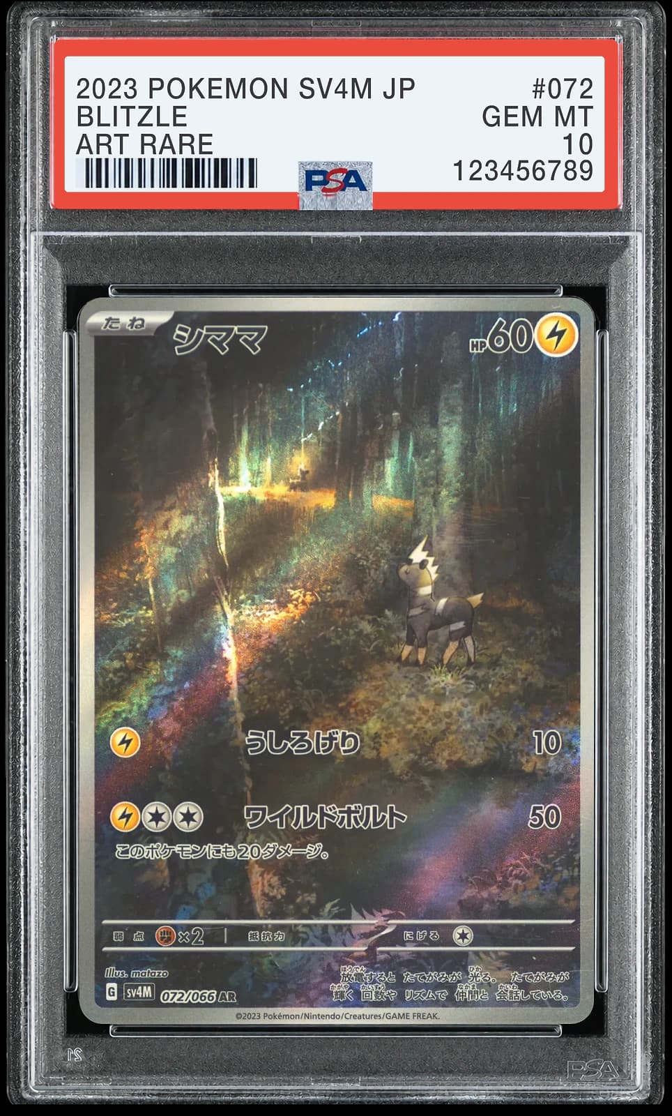 포켓몬 TCG 줄뮤마 AR 미래의 일섬